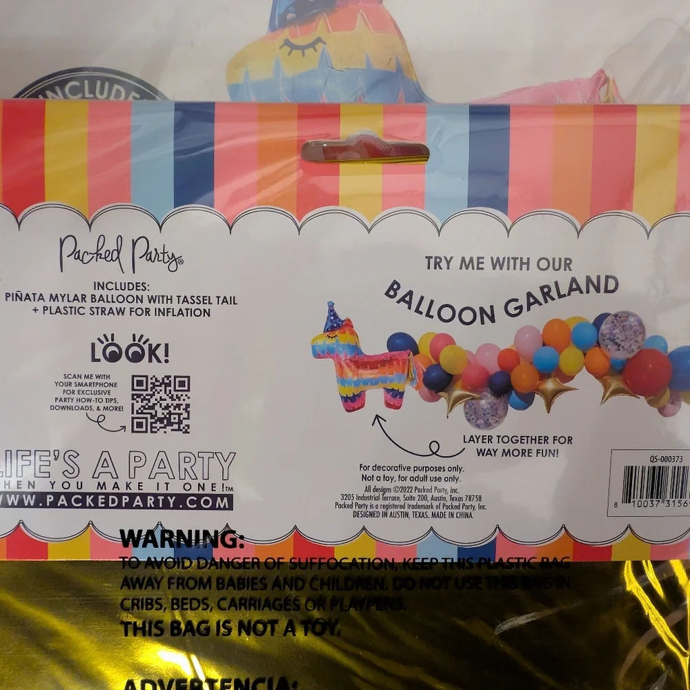NIP! Pack Of Two Packed Party 'Pinata Party' 32